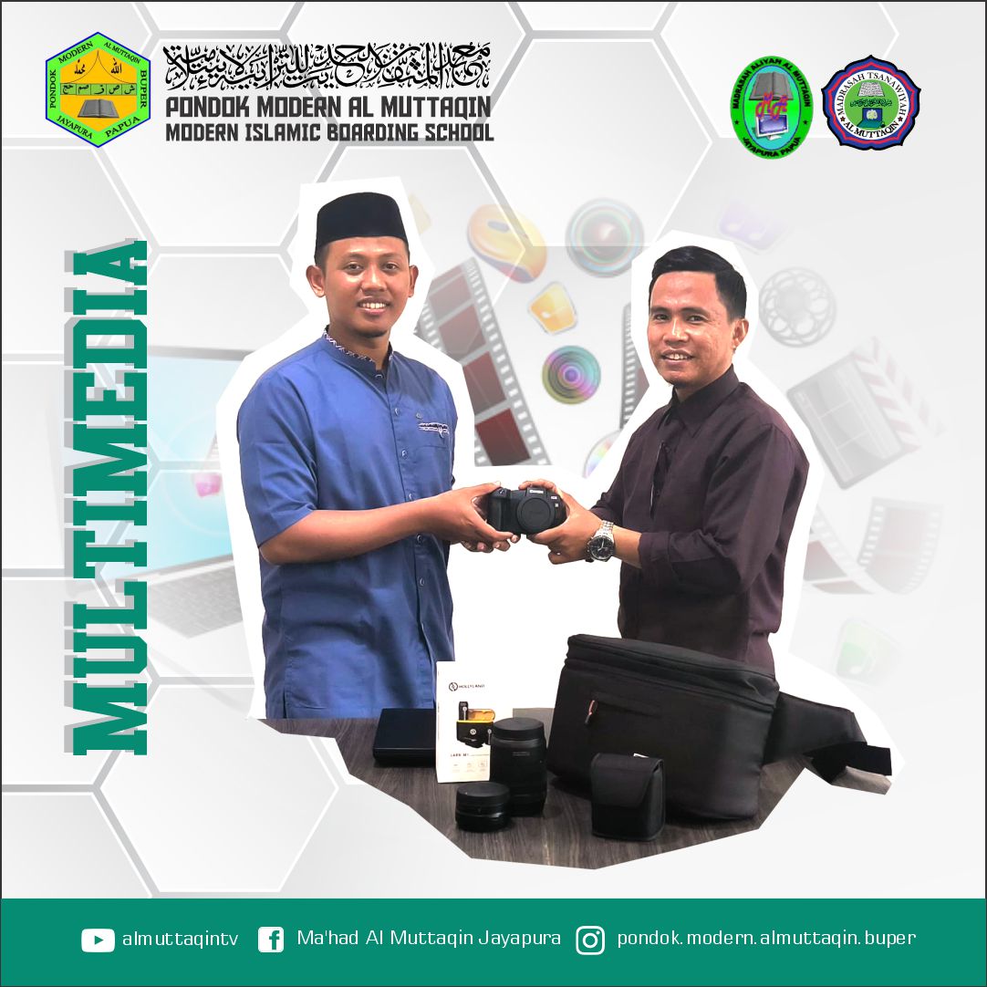 Penyerahan Sarana Multimedia Dari Yayasan Al Muttaqin Jayapura kepada TIM Multimedia PM Al Muttaqin